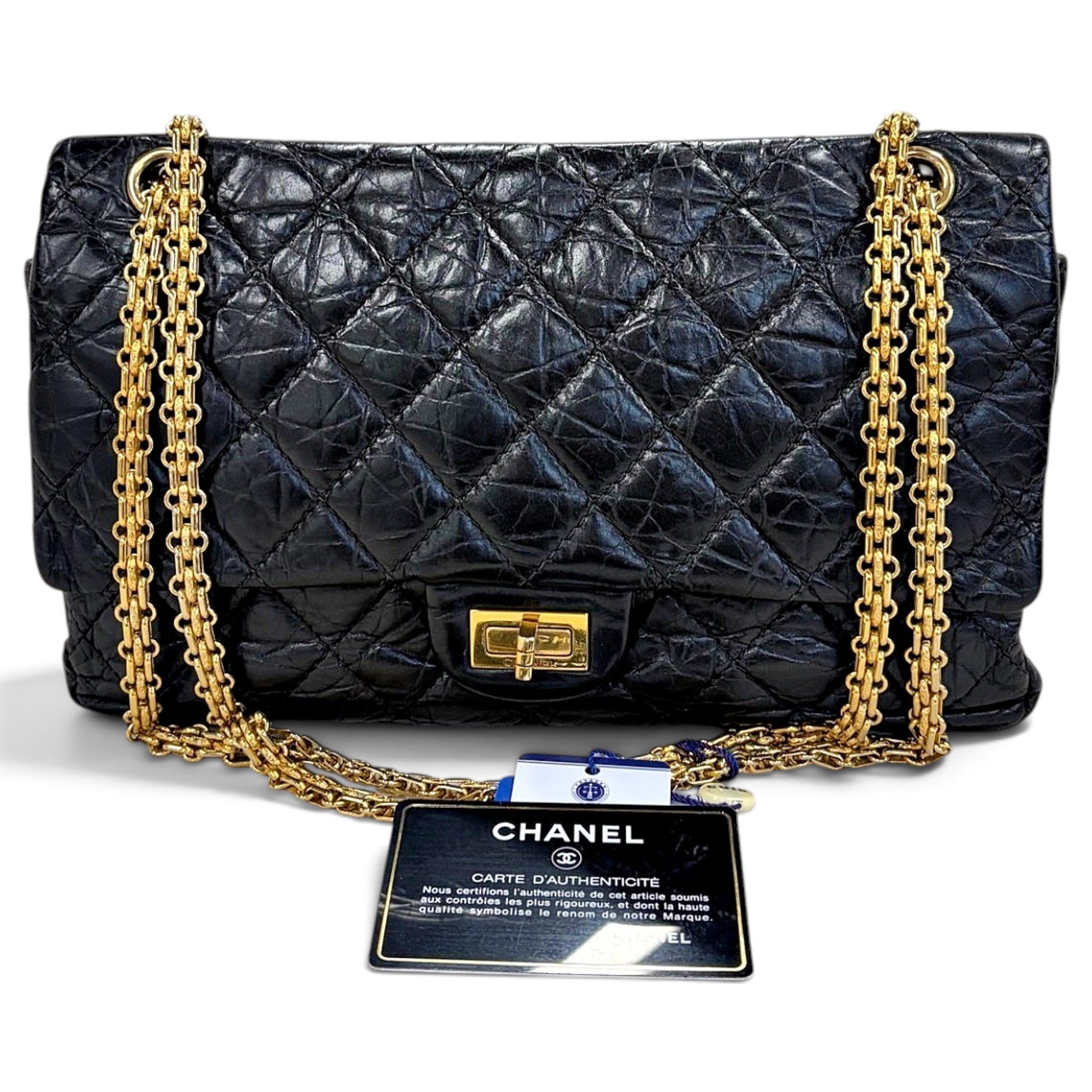 2.55 leather handbag