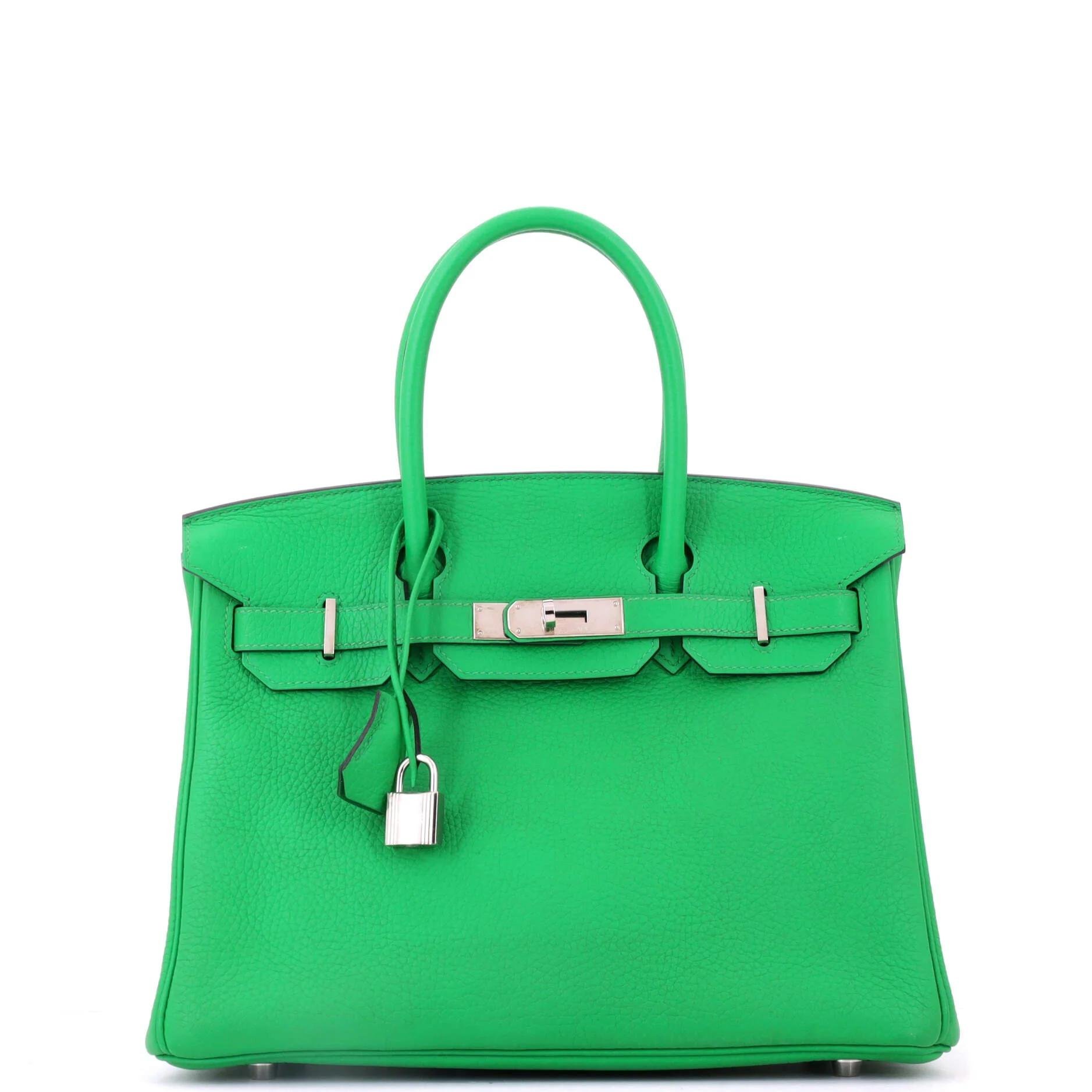 Birkin 30 leather handbag