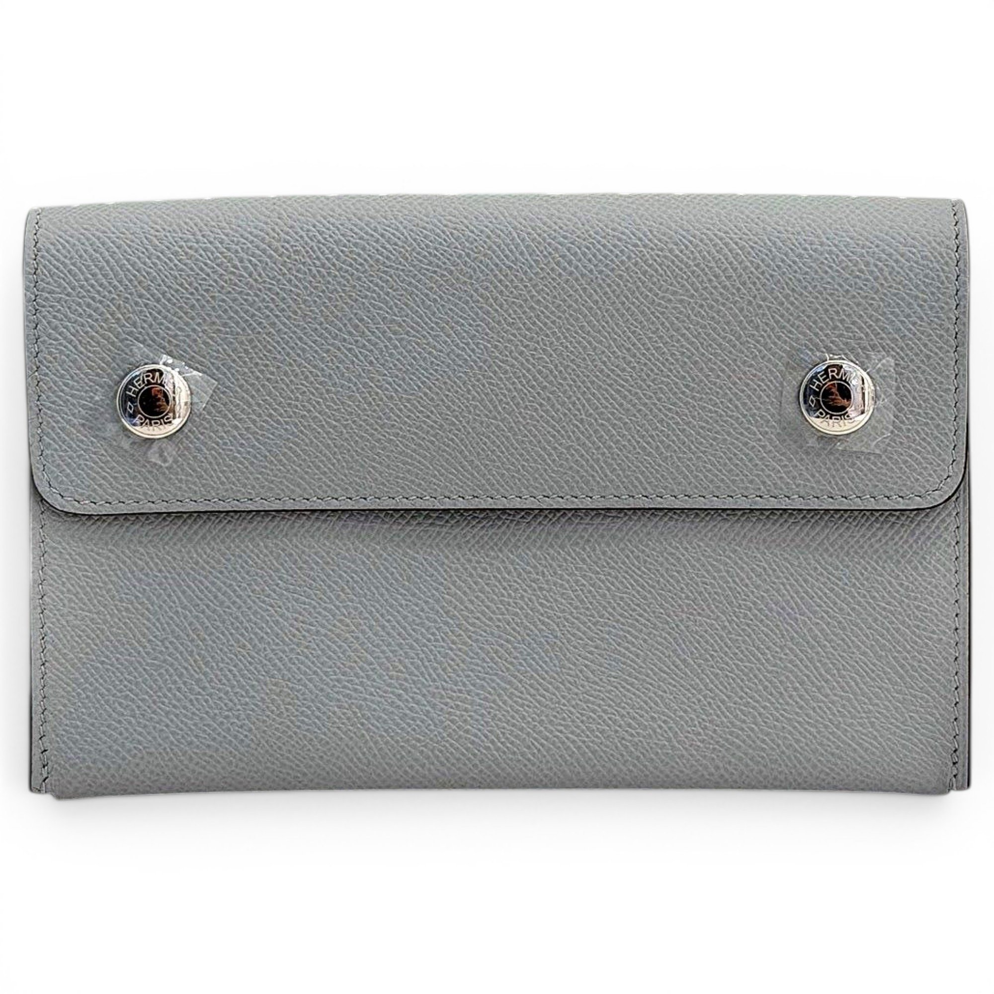 Leather clutch bag