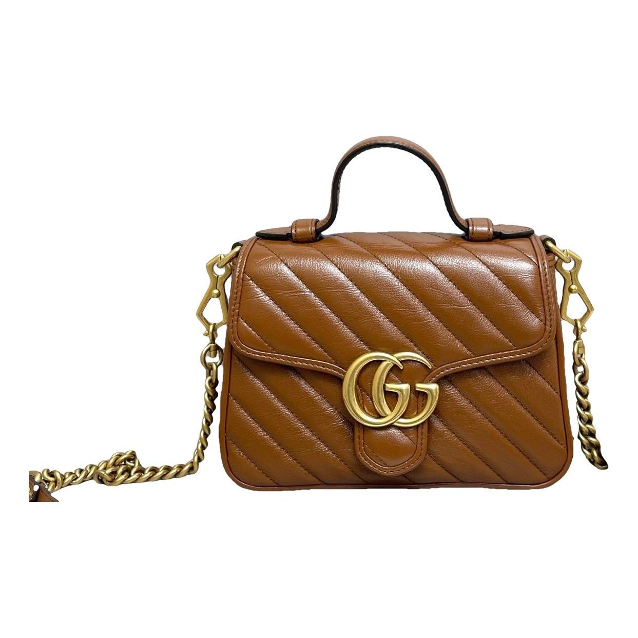 GG Marmont Flap leather handbag