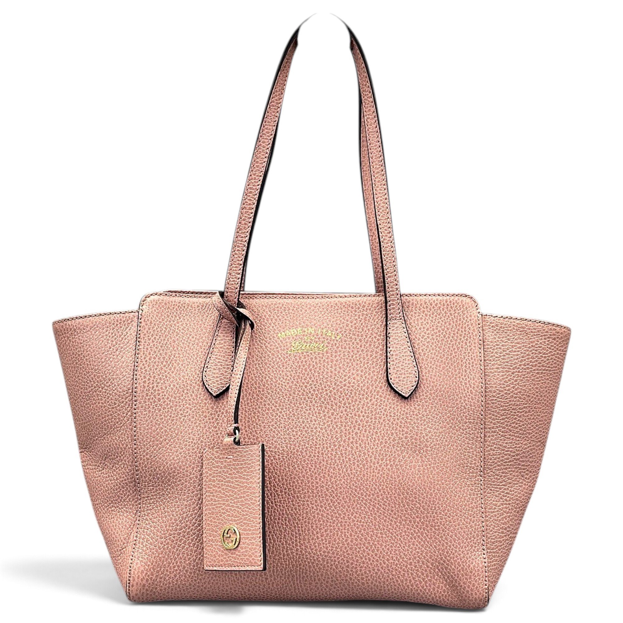 Swing leather handbag