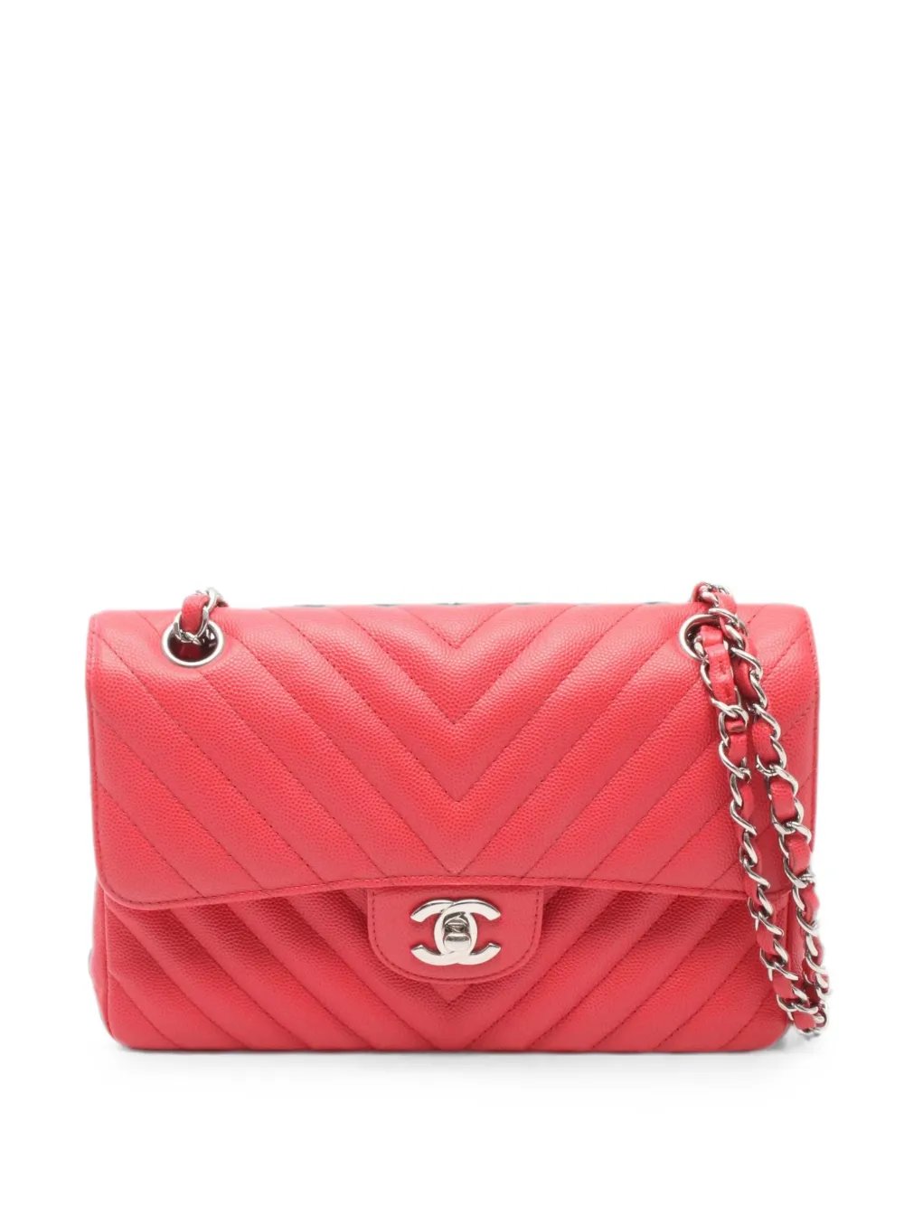 2018 Classic Double Flap Chevron shoulder bag