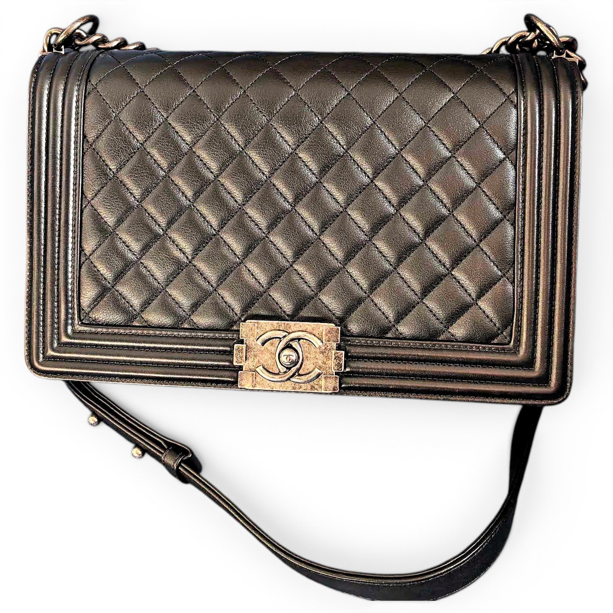 Boy leather handbag