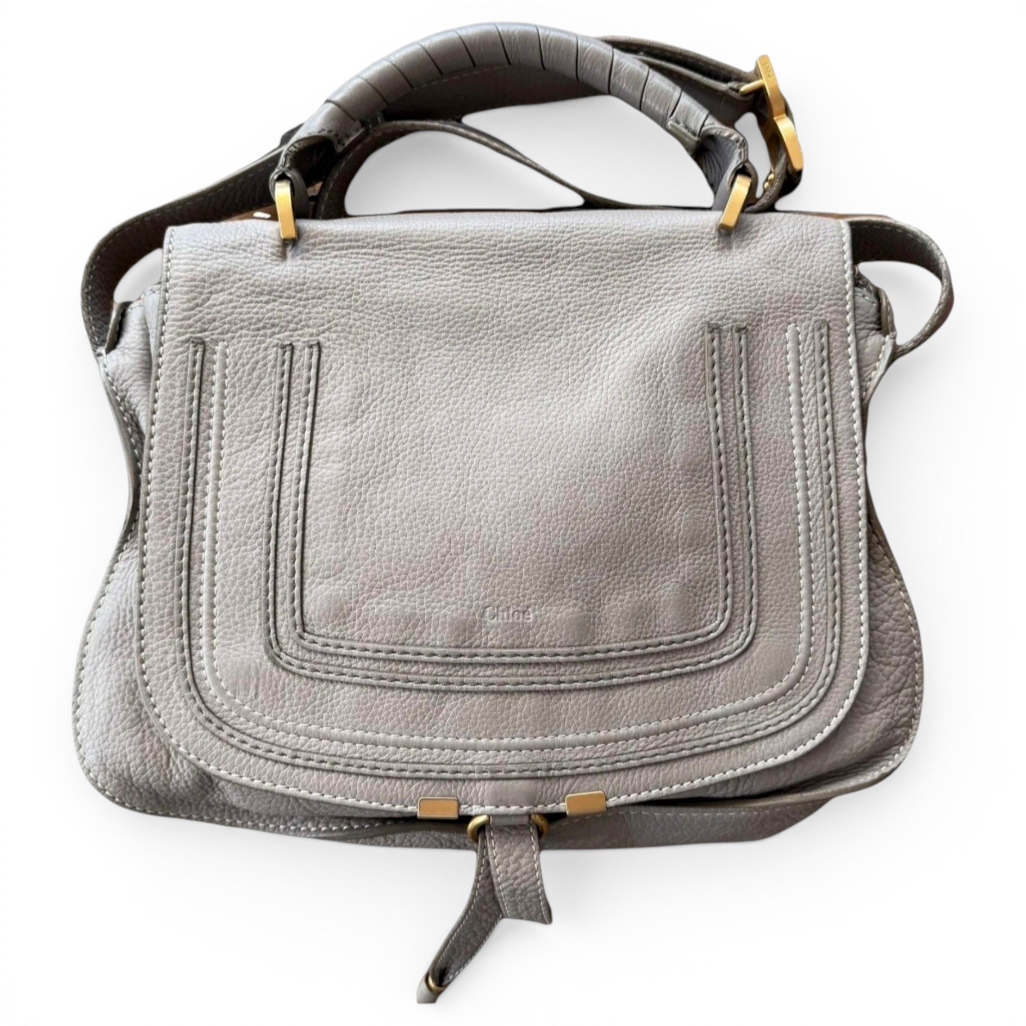 Marcie Top Handle leather handbag