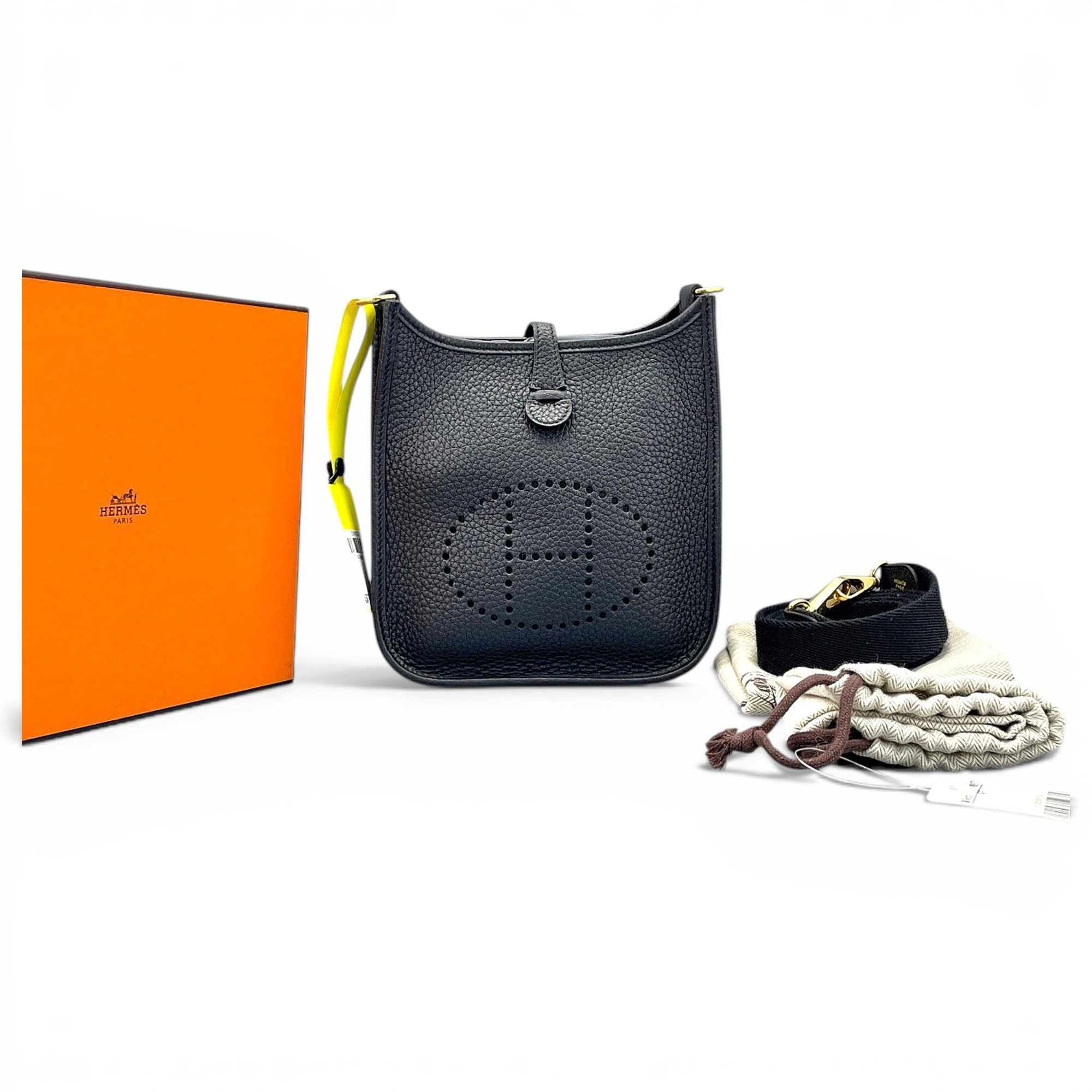 Evelyne leather handbag