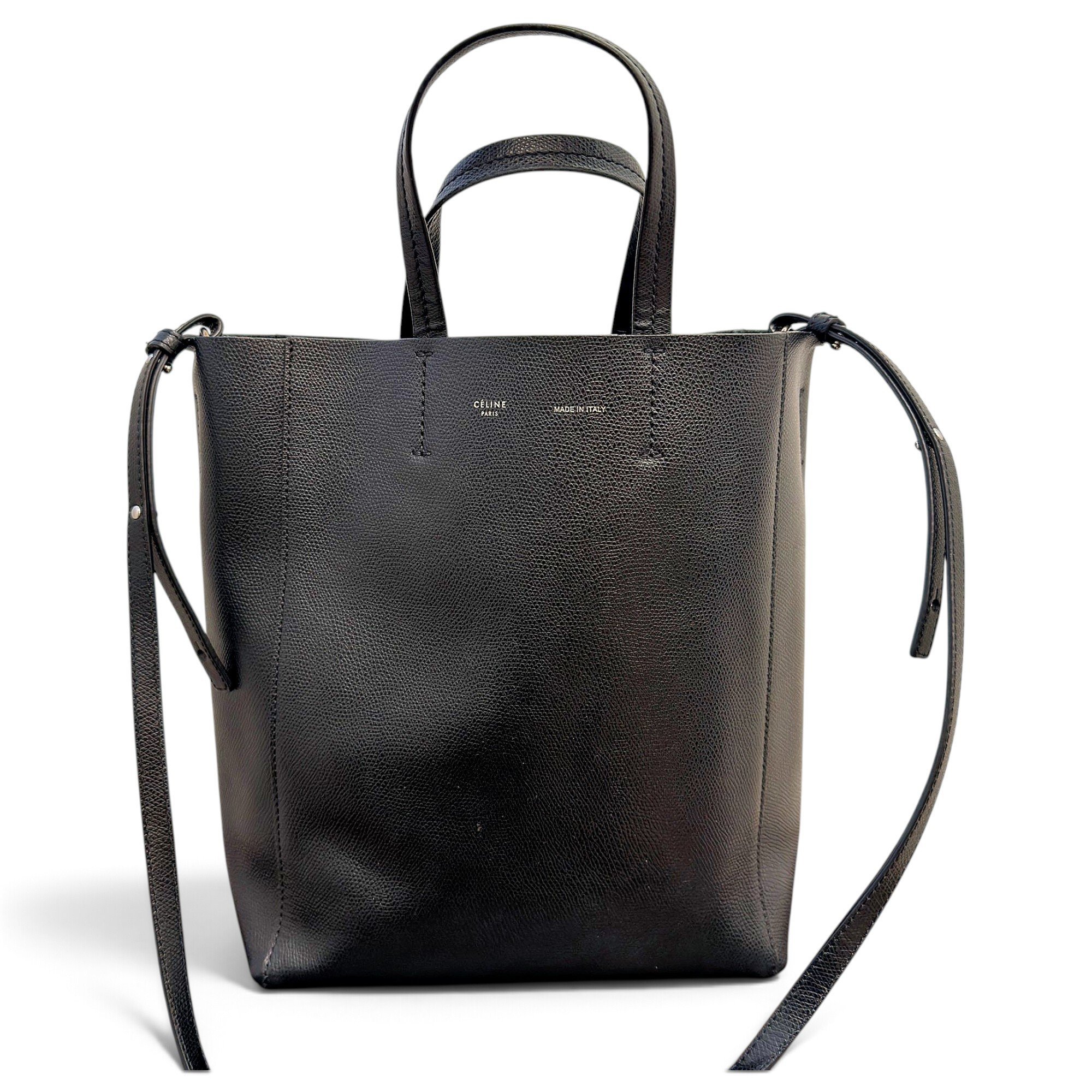 Cabas leather tote