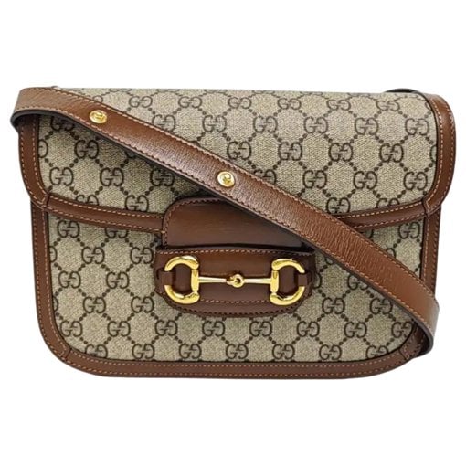 Handle Horsebit 1955 leather crossbody bag