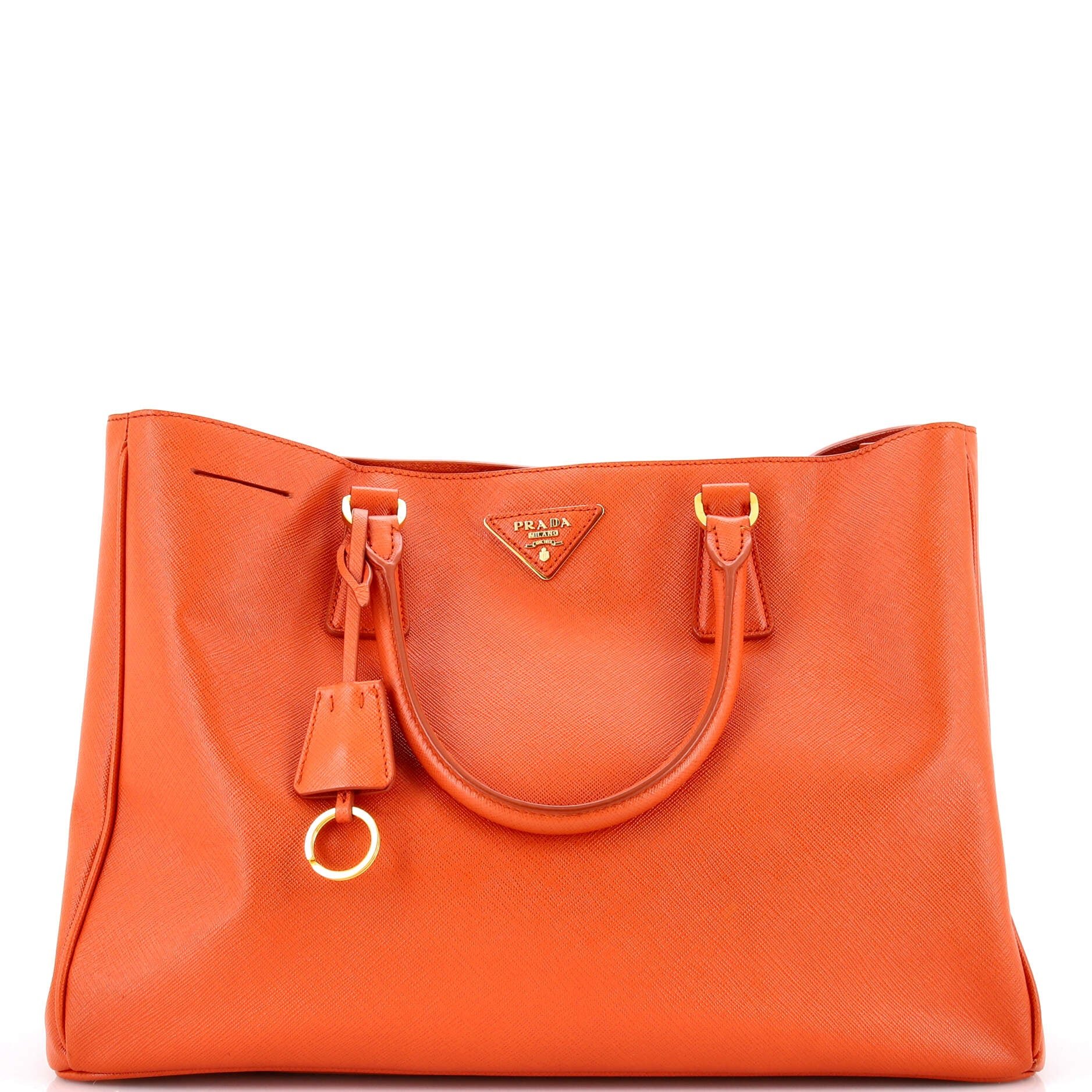 Lux Open Tote Saffiano Leather Large