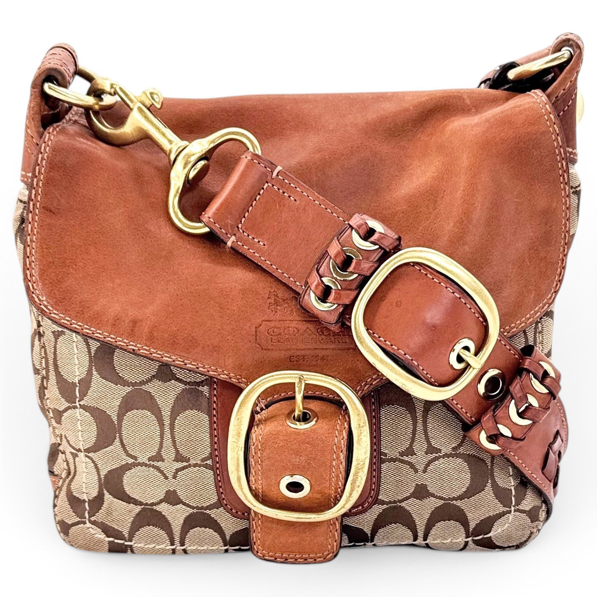 Leather handbag