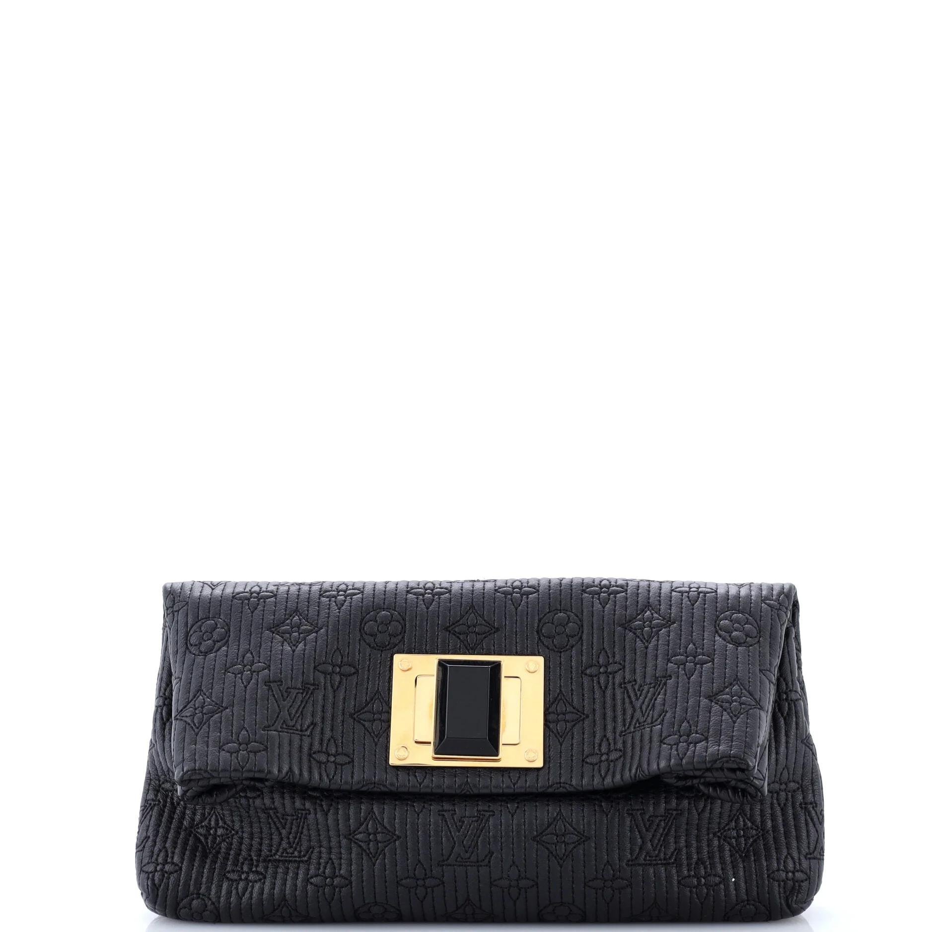 Altair leather clutch bag