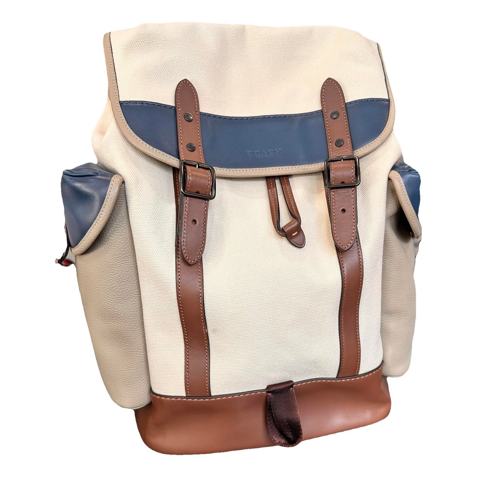 Leather backpack
