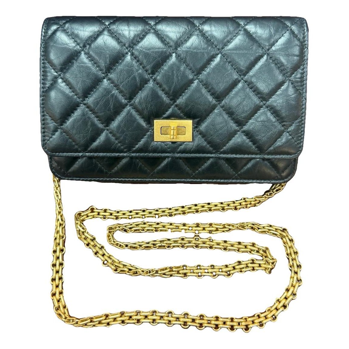 Wallet On Chain 2.55 leather crossbody bag
