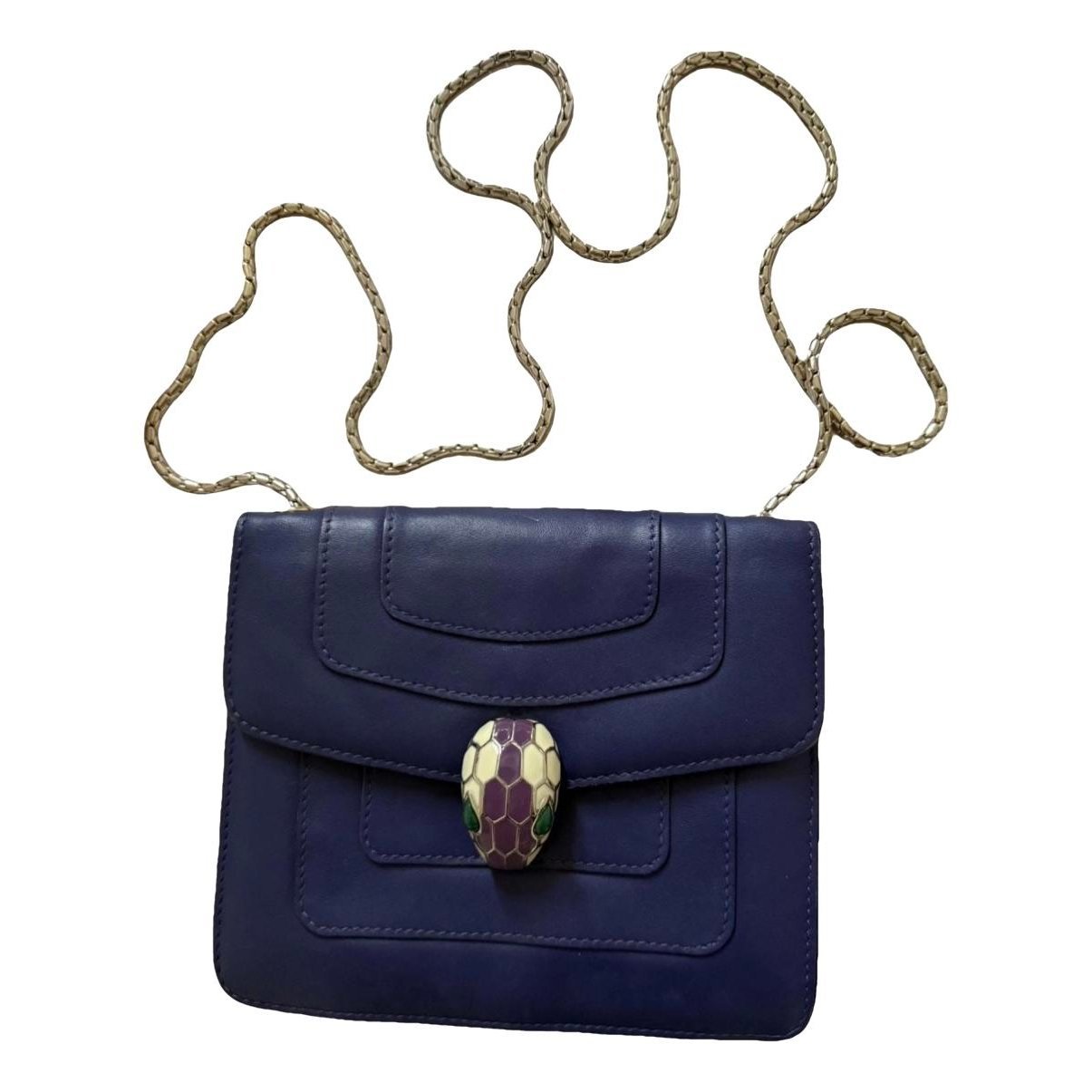 Serpenti leather crossbody bag