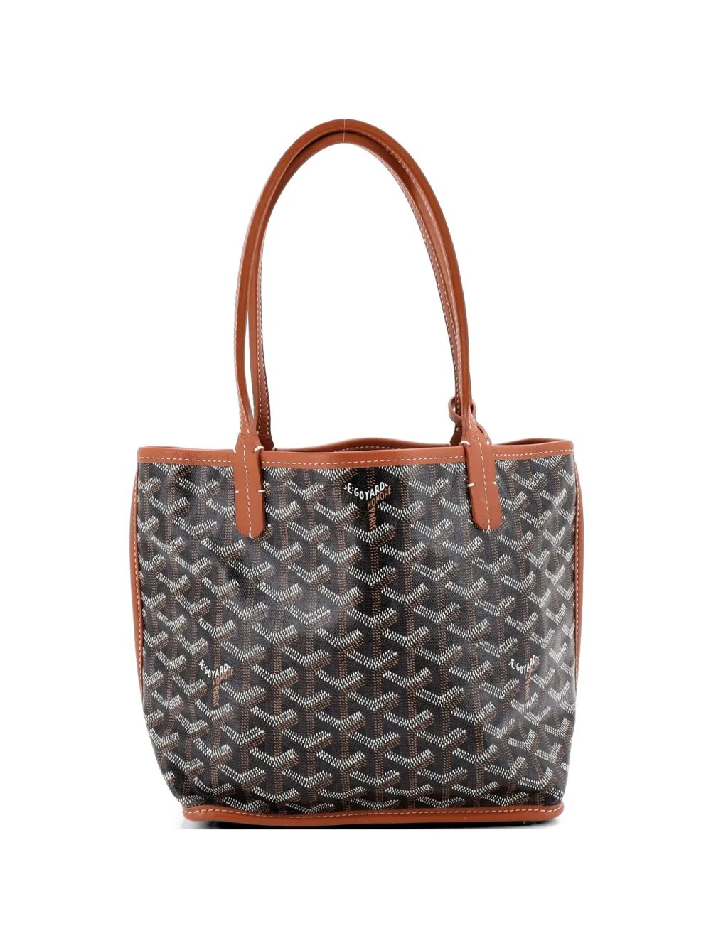 Anjou Reversible Tote Coated Canvas Mini satchel