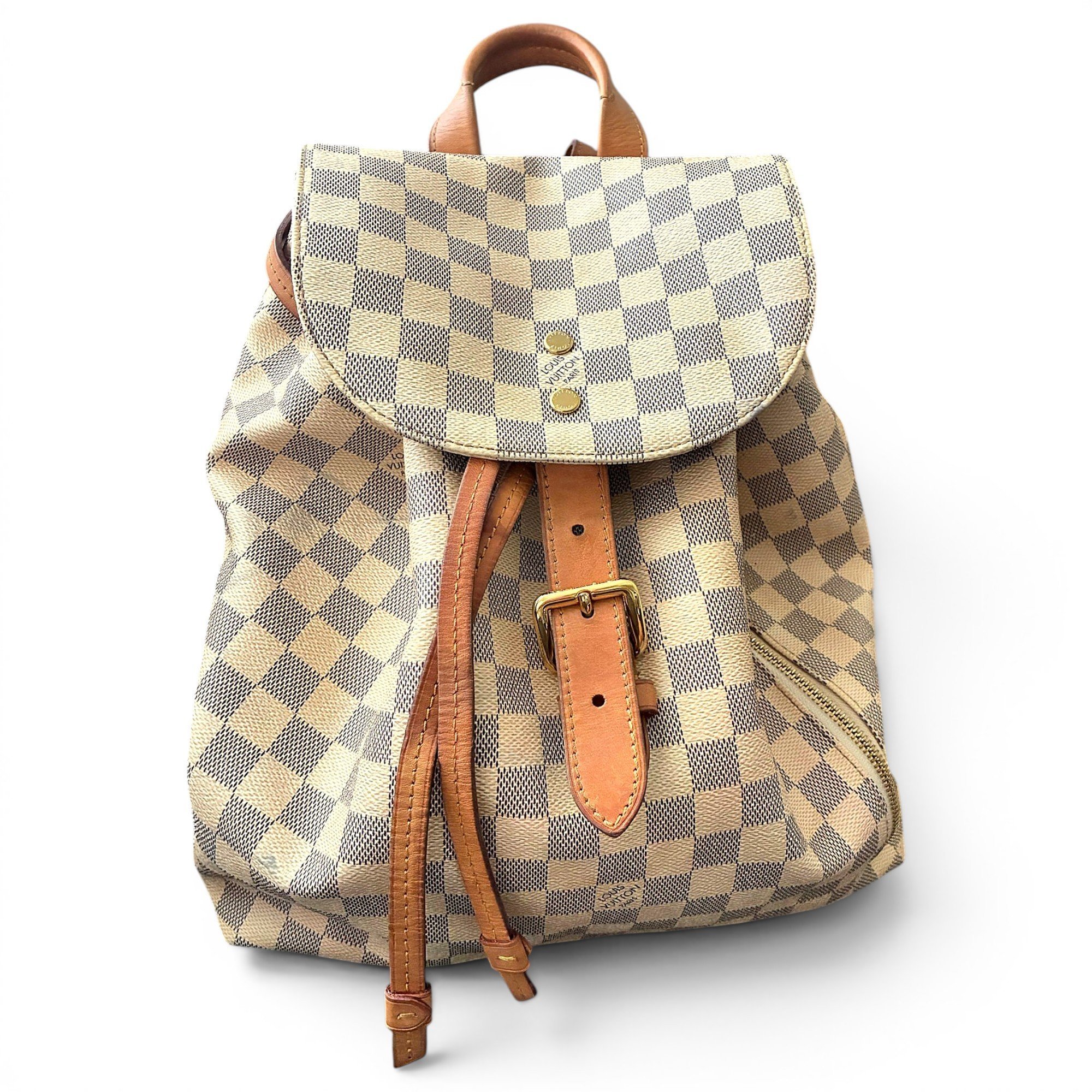 Louis Vuitton Montsouris leather backpack