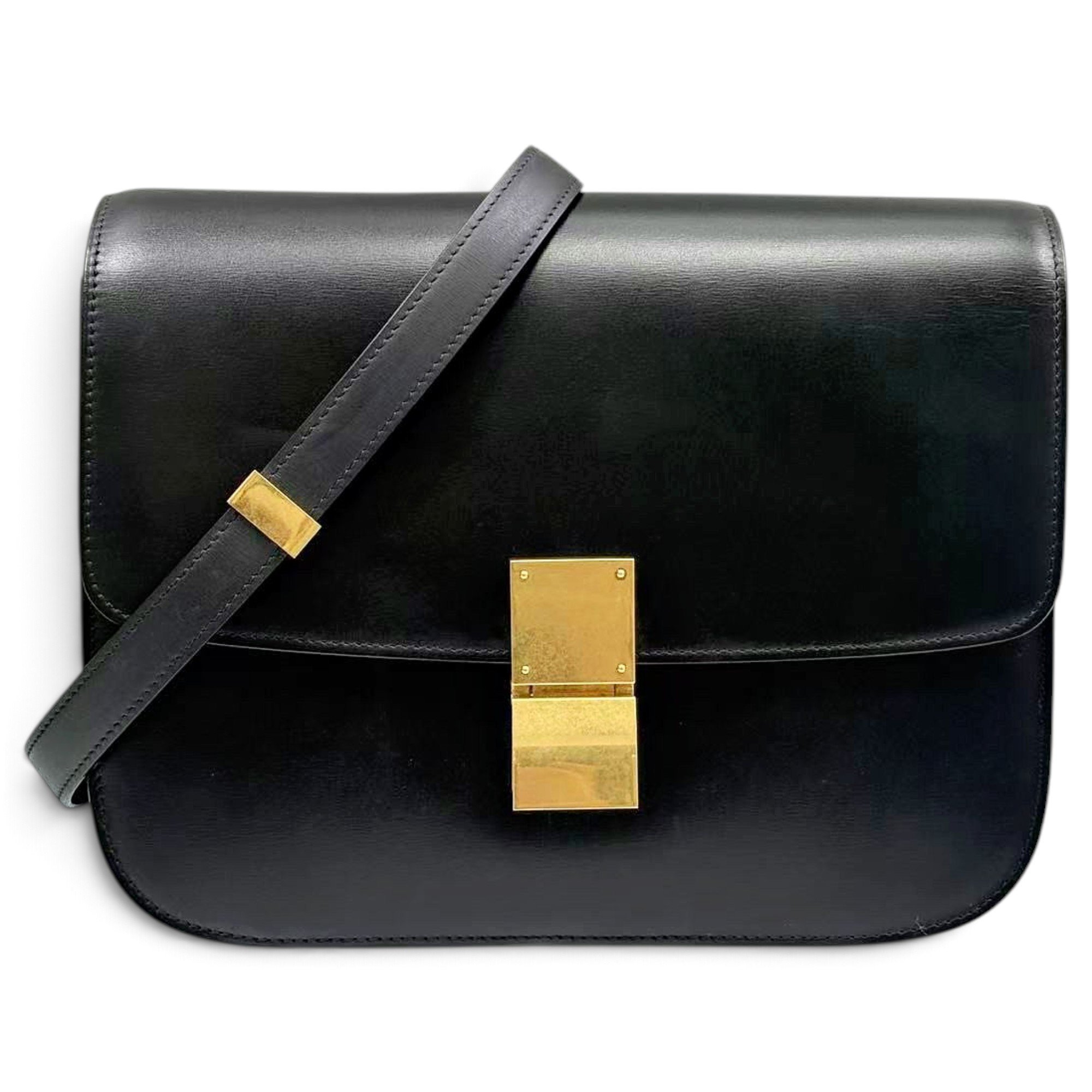 Classic leather handbag
