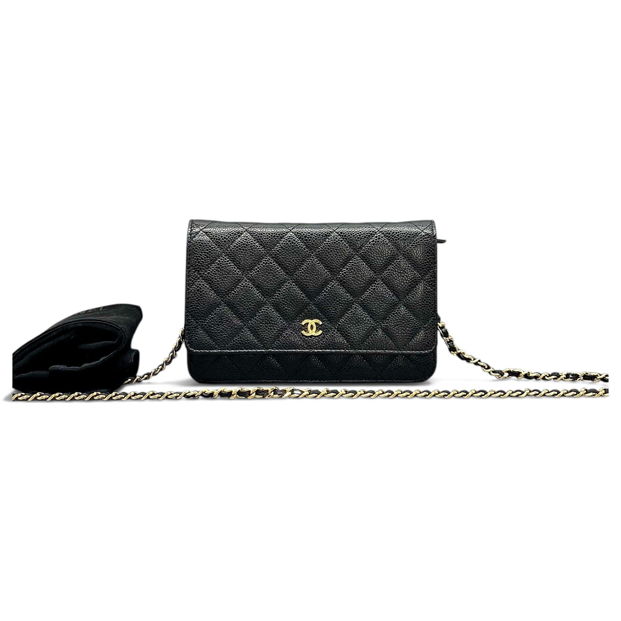 Wallet On Chain Timeless/Classique leather handbag