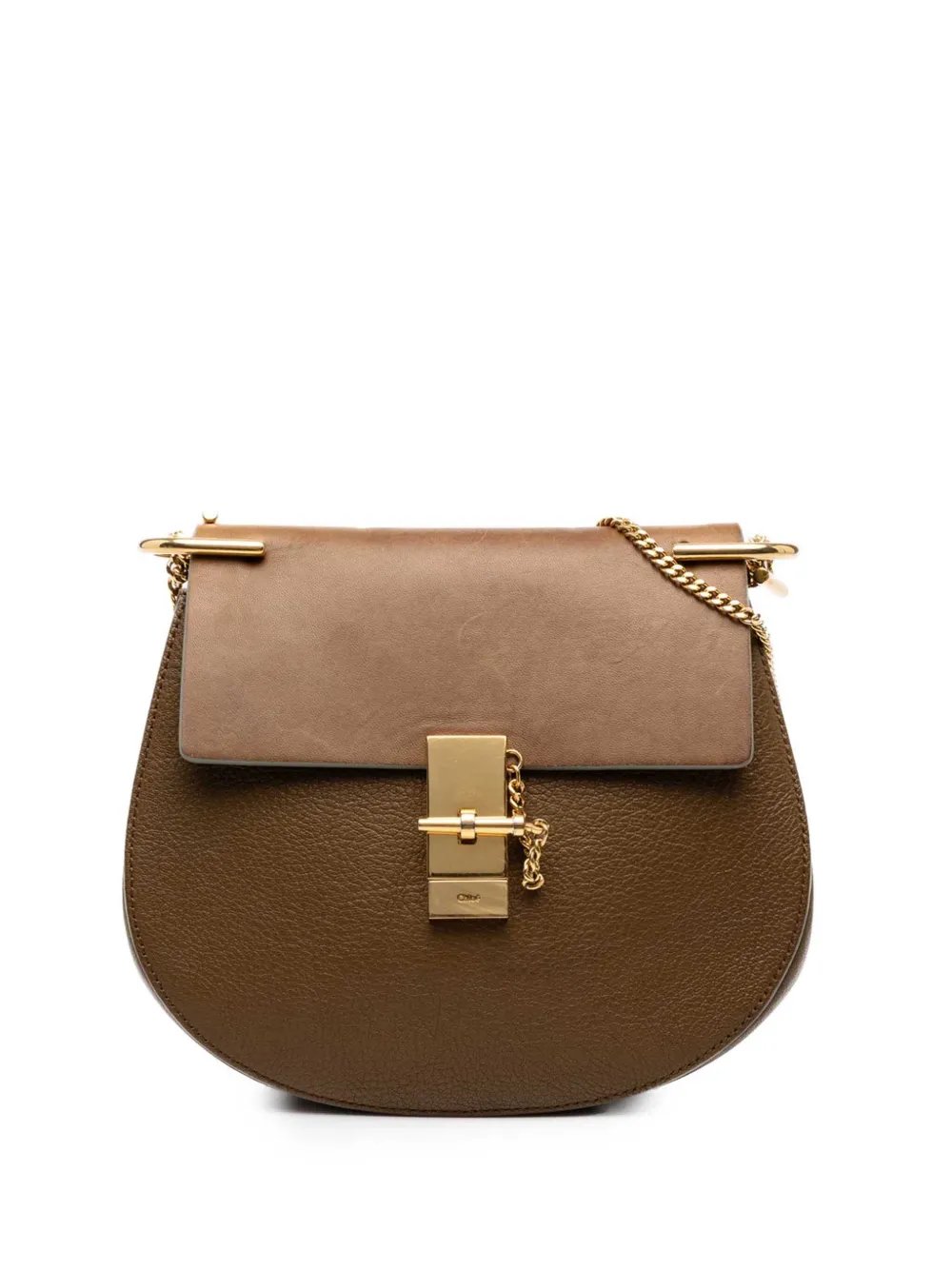 2014 Small Smooth and Grained Calfskin Drew crossbody bag