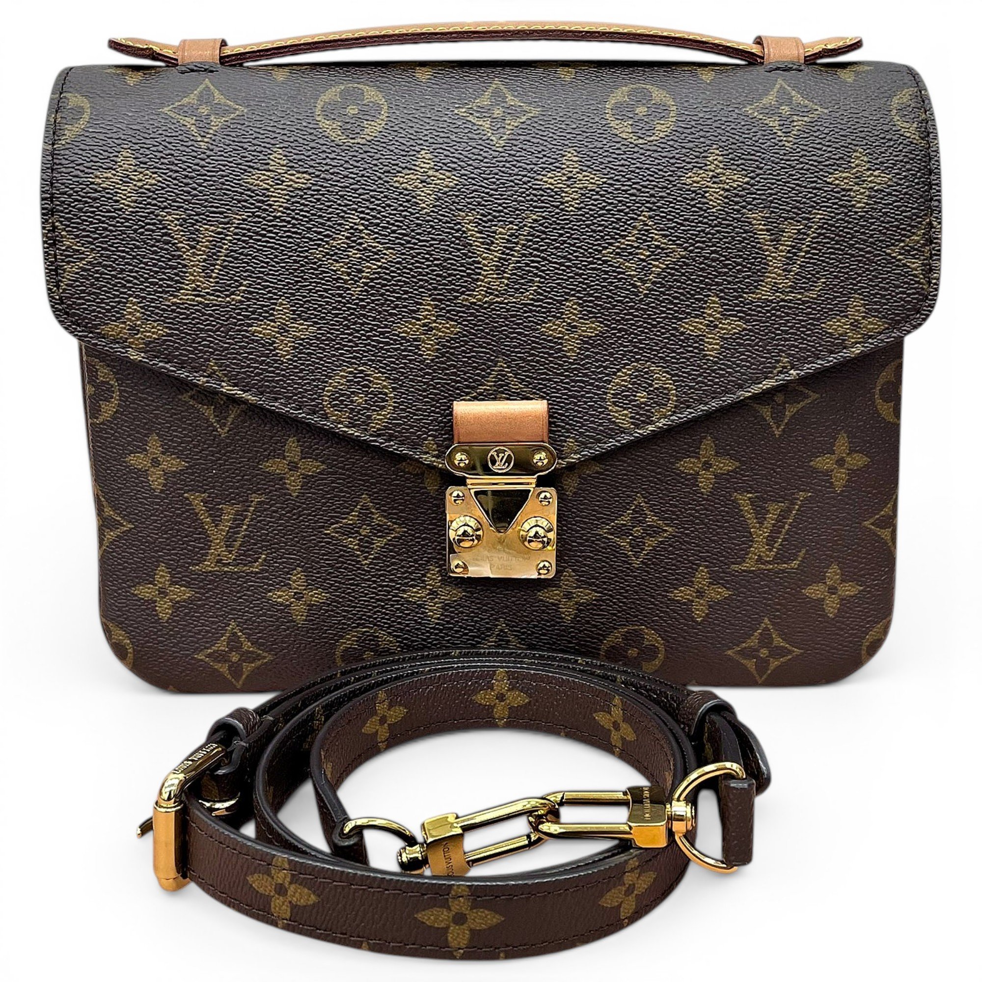 Metis leather handbag