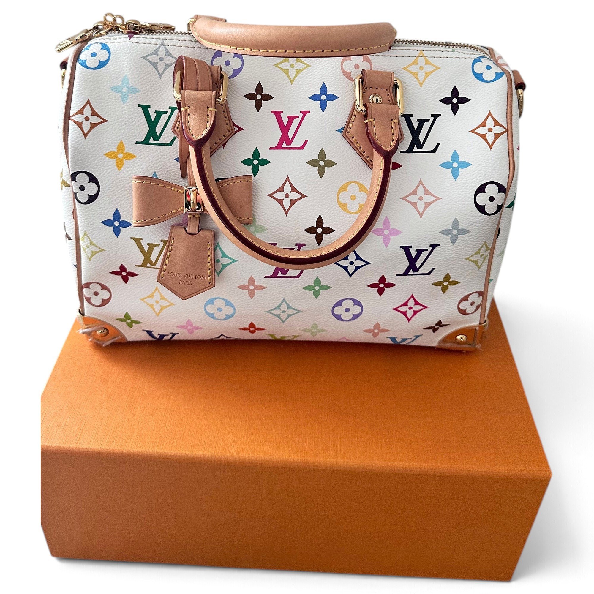 Speedy leather handbag