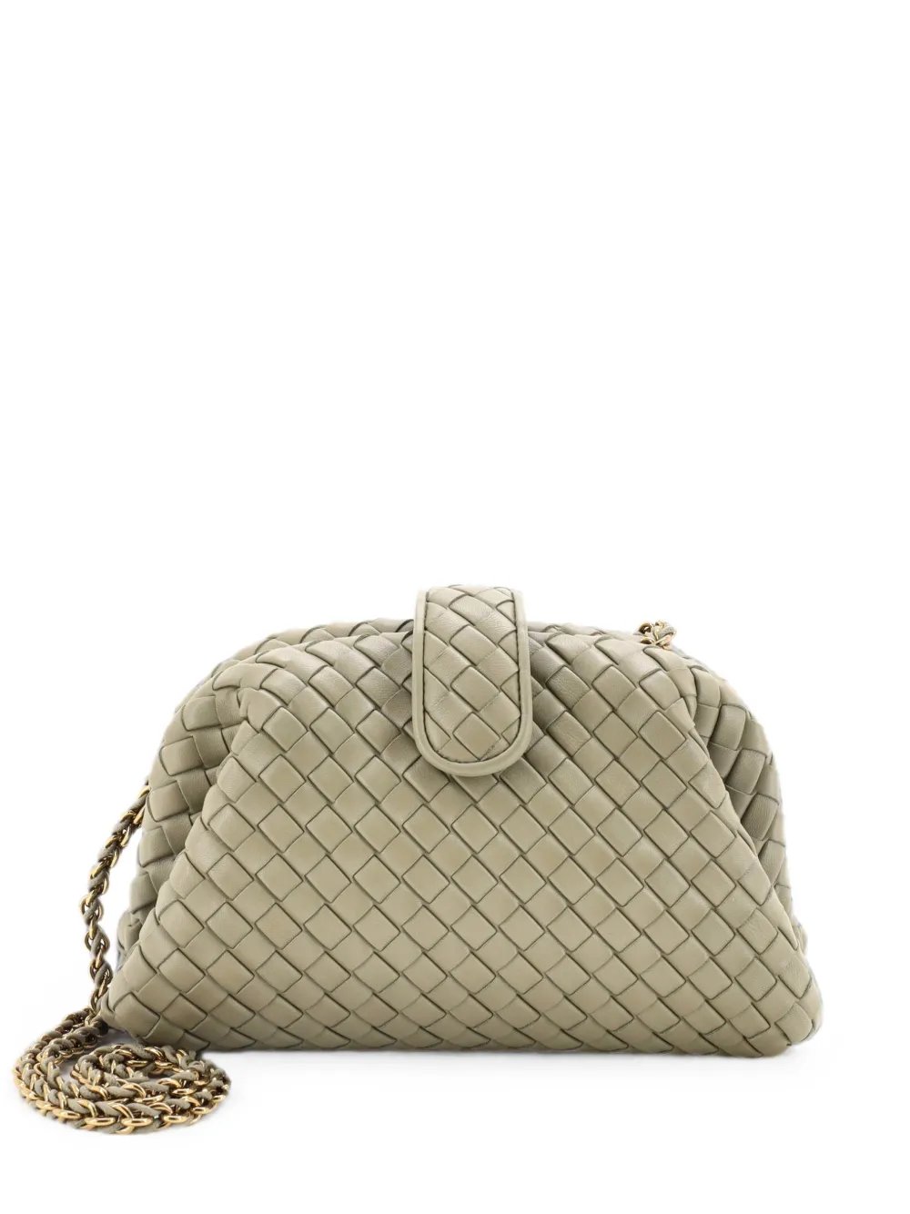 Lauren 1980 with Chain Intrecciato Nappa Teen clutch bag