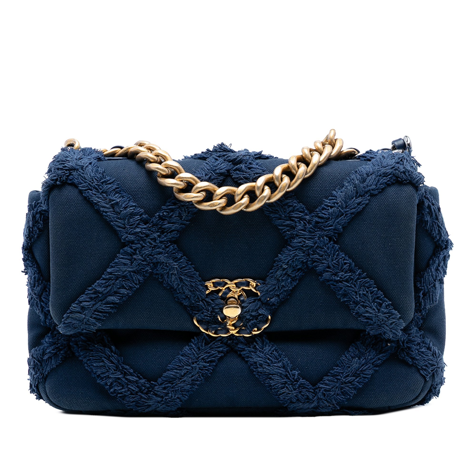 Chanel 19 cloth handbag