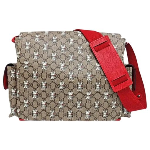 Ophidia GG Supreme leather handbag