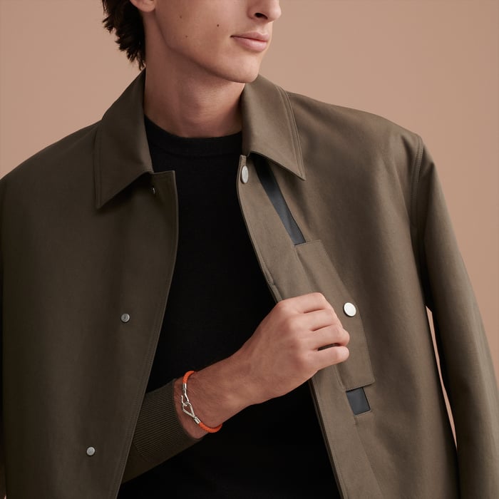 Orange Jumbo H Bracelet