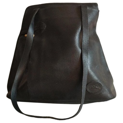 Leather backpack