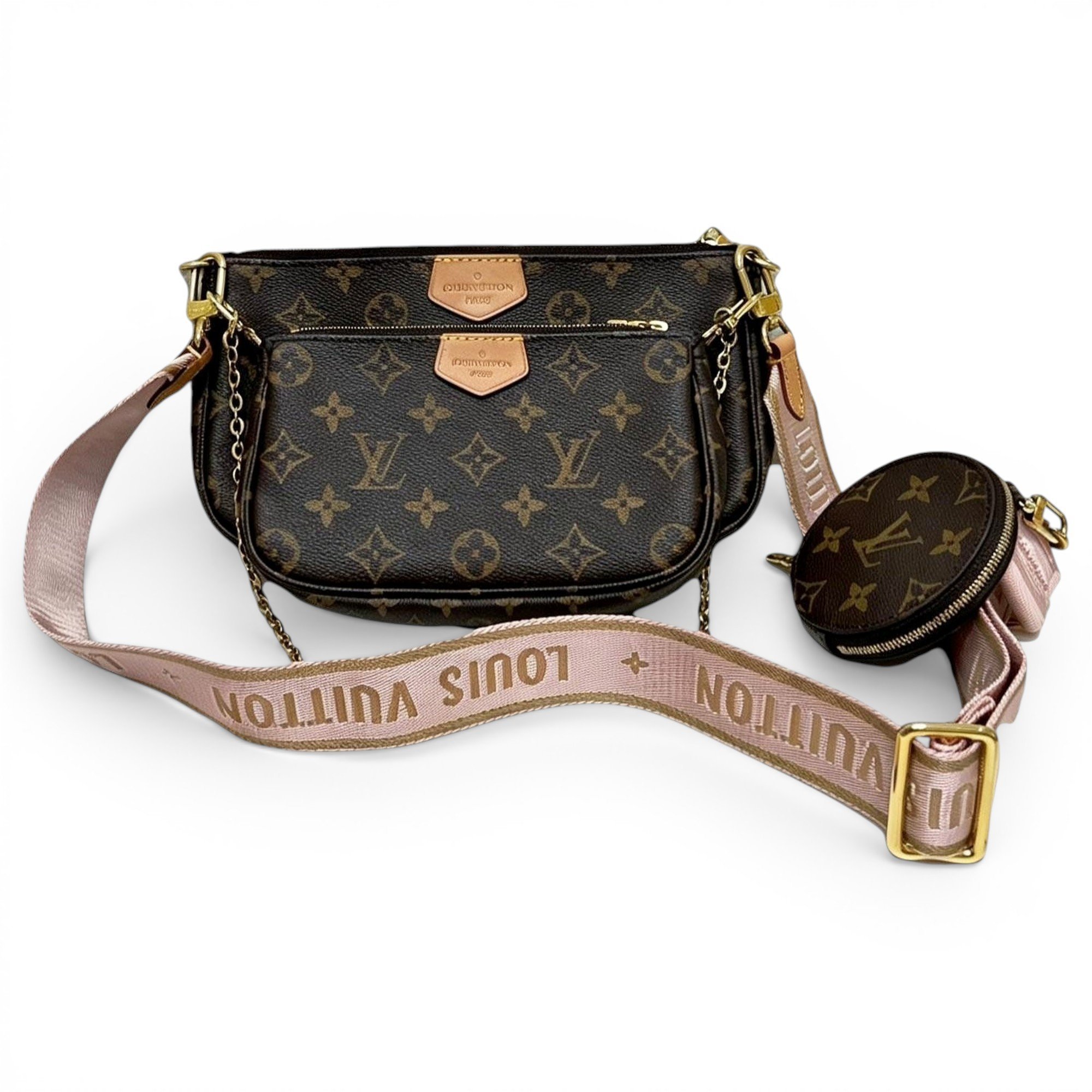 Multi Pochette Accessoires leather handbag