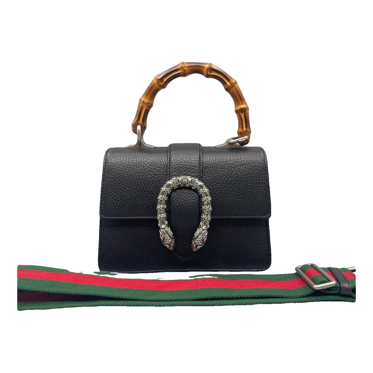 Dionysus Bamboo leather handbag