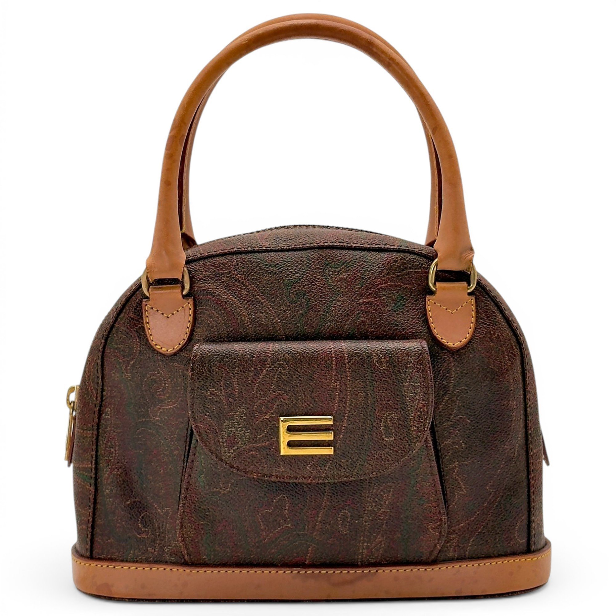 Vela leather handbag