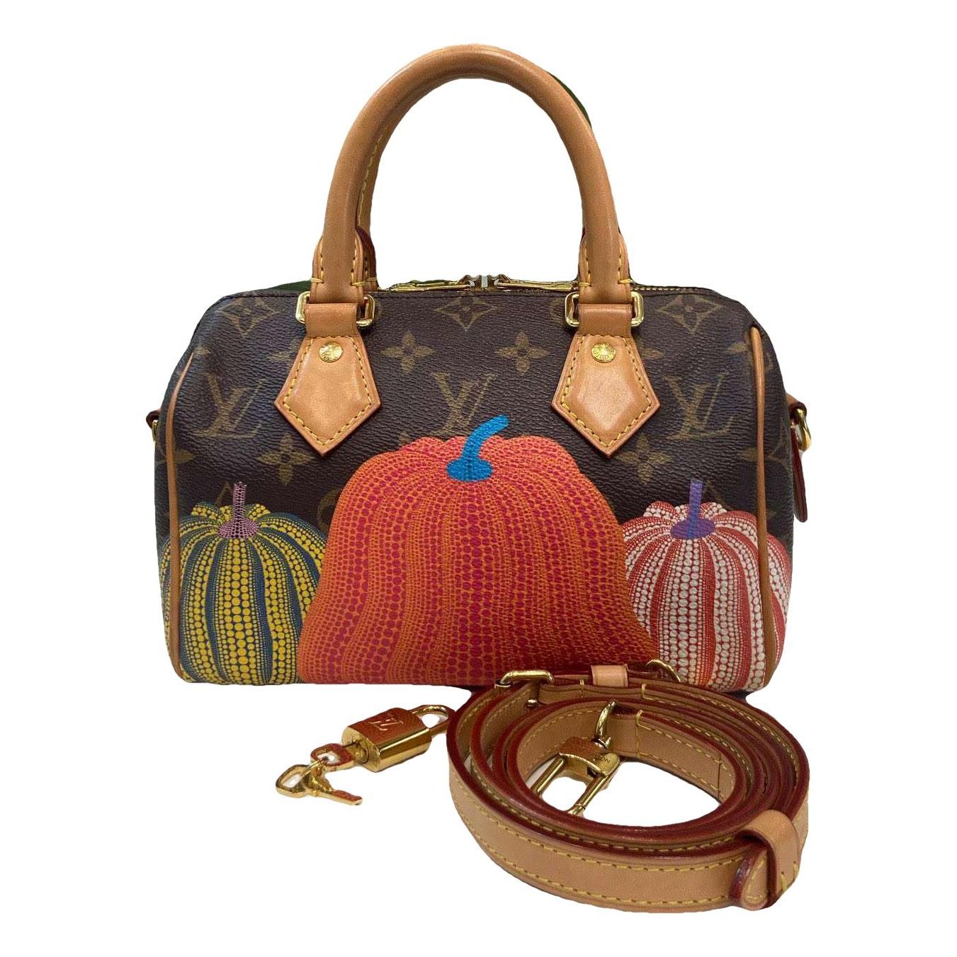 Speedy leather handbag