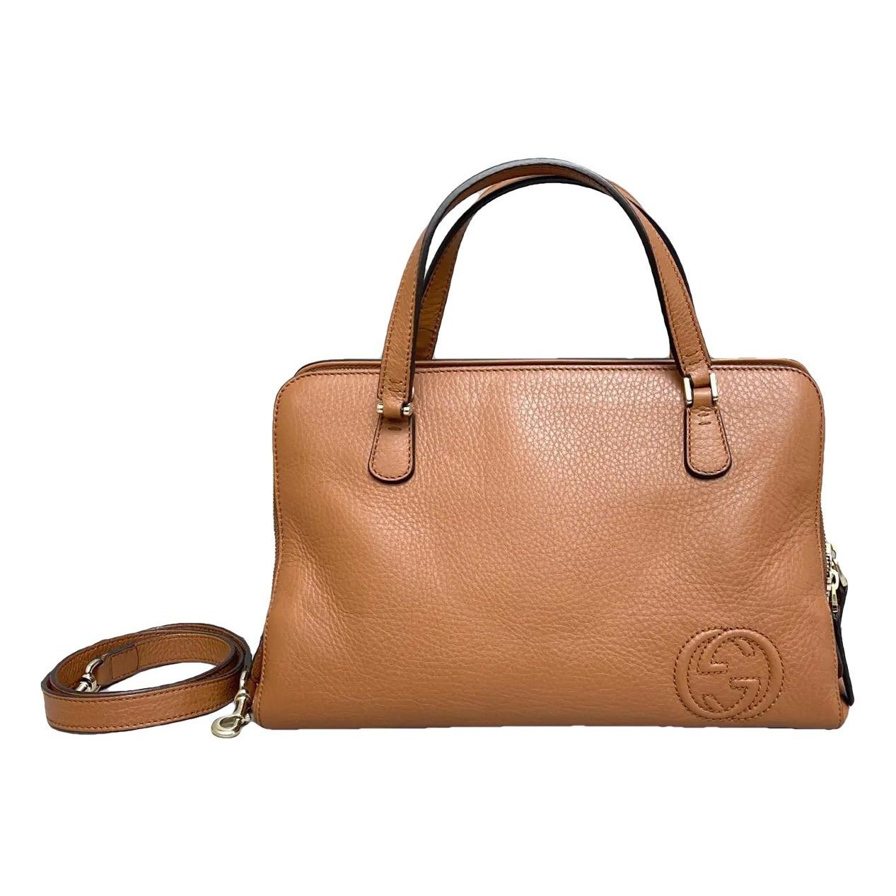 Leather handbag