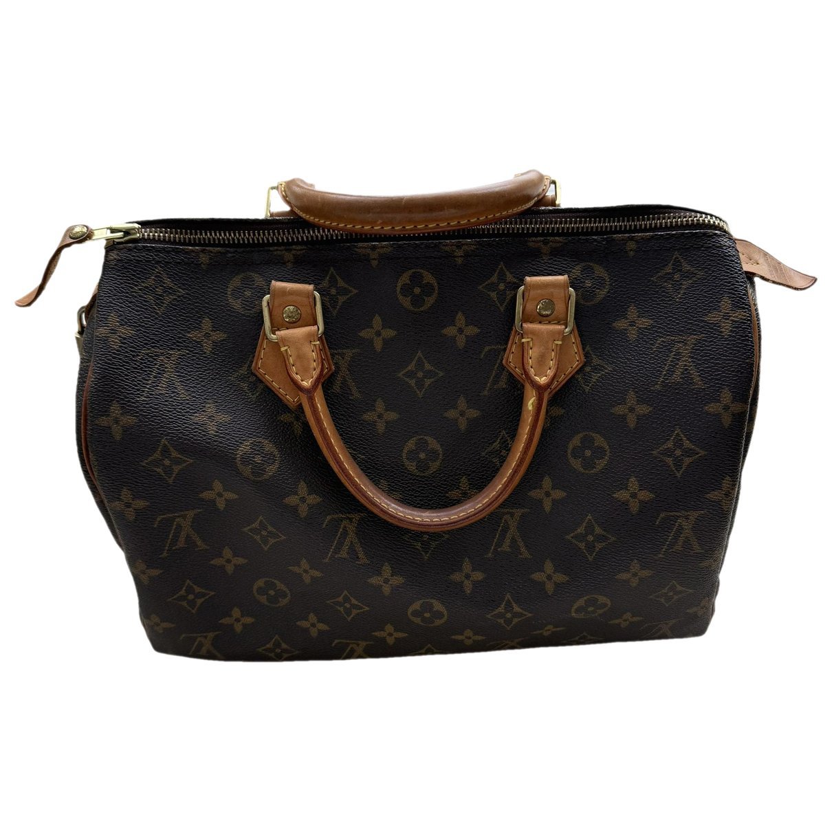 Speedy leather handbag