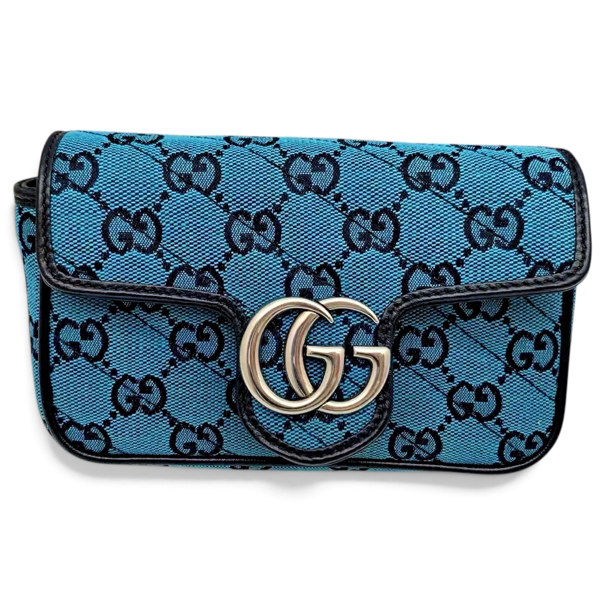 GG Marmont Flap cloth crossbody bag