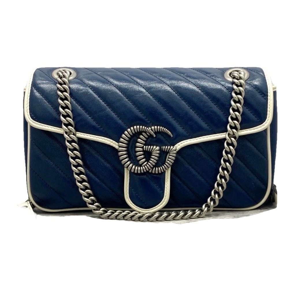 GG Marmont Flap leather crossbody bag