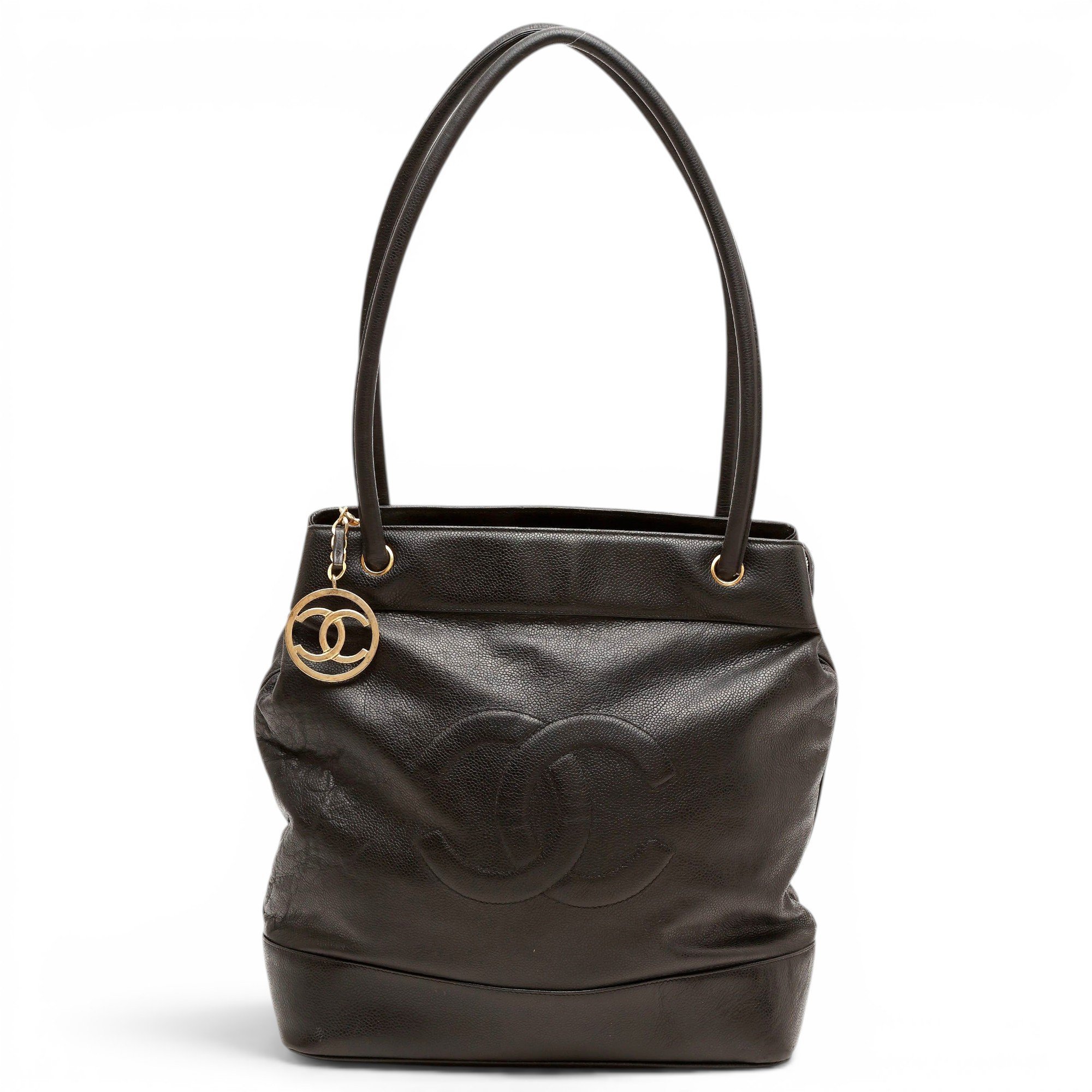 Trendy CC leather tote