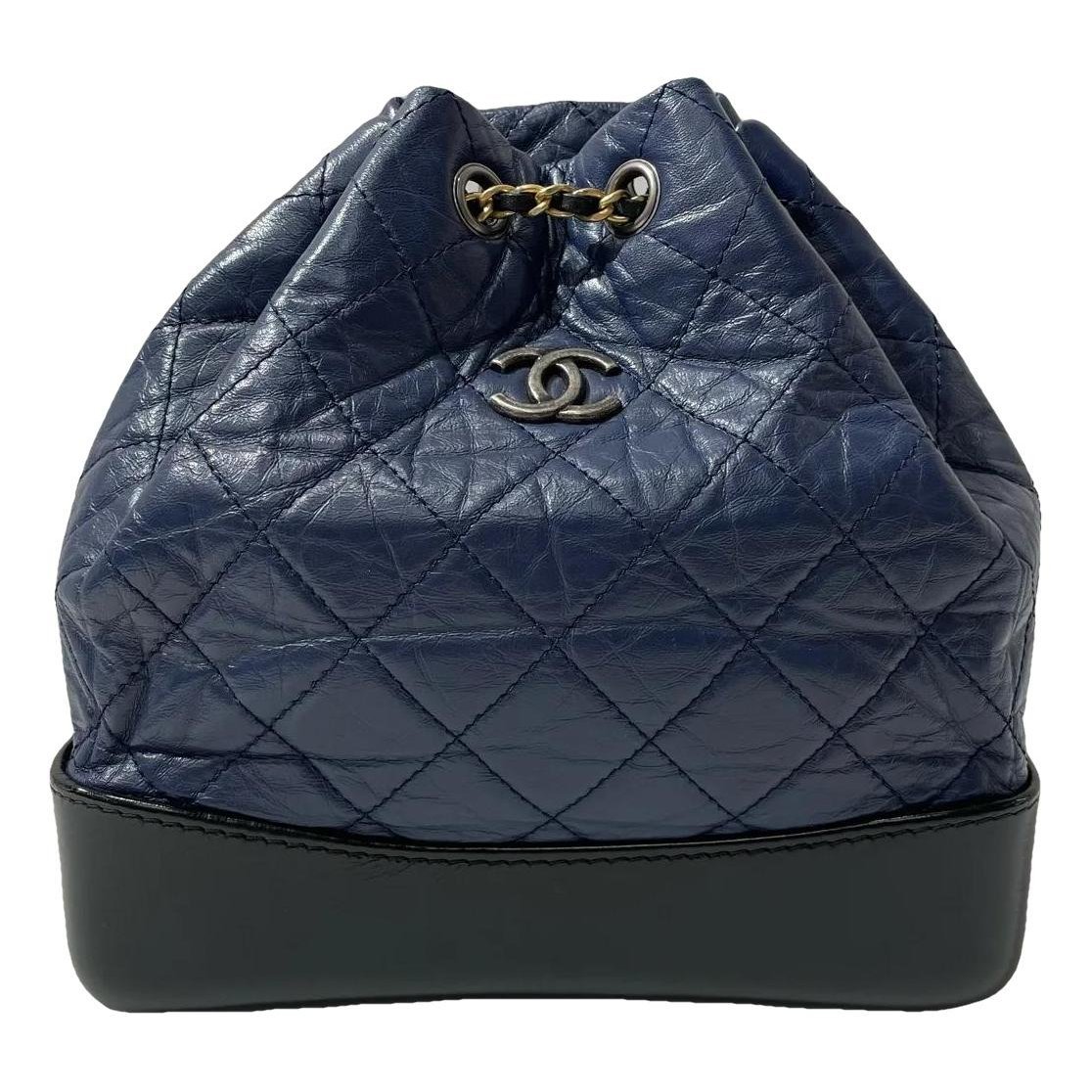 Leather backpack