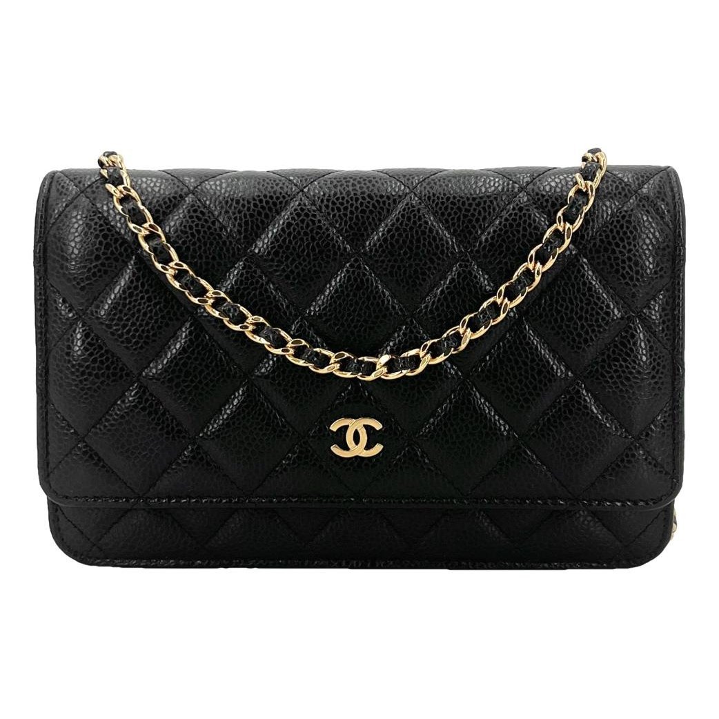 Wallet On Chain Timeless/Classique leather handbag
