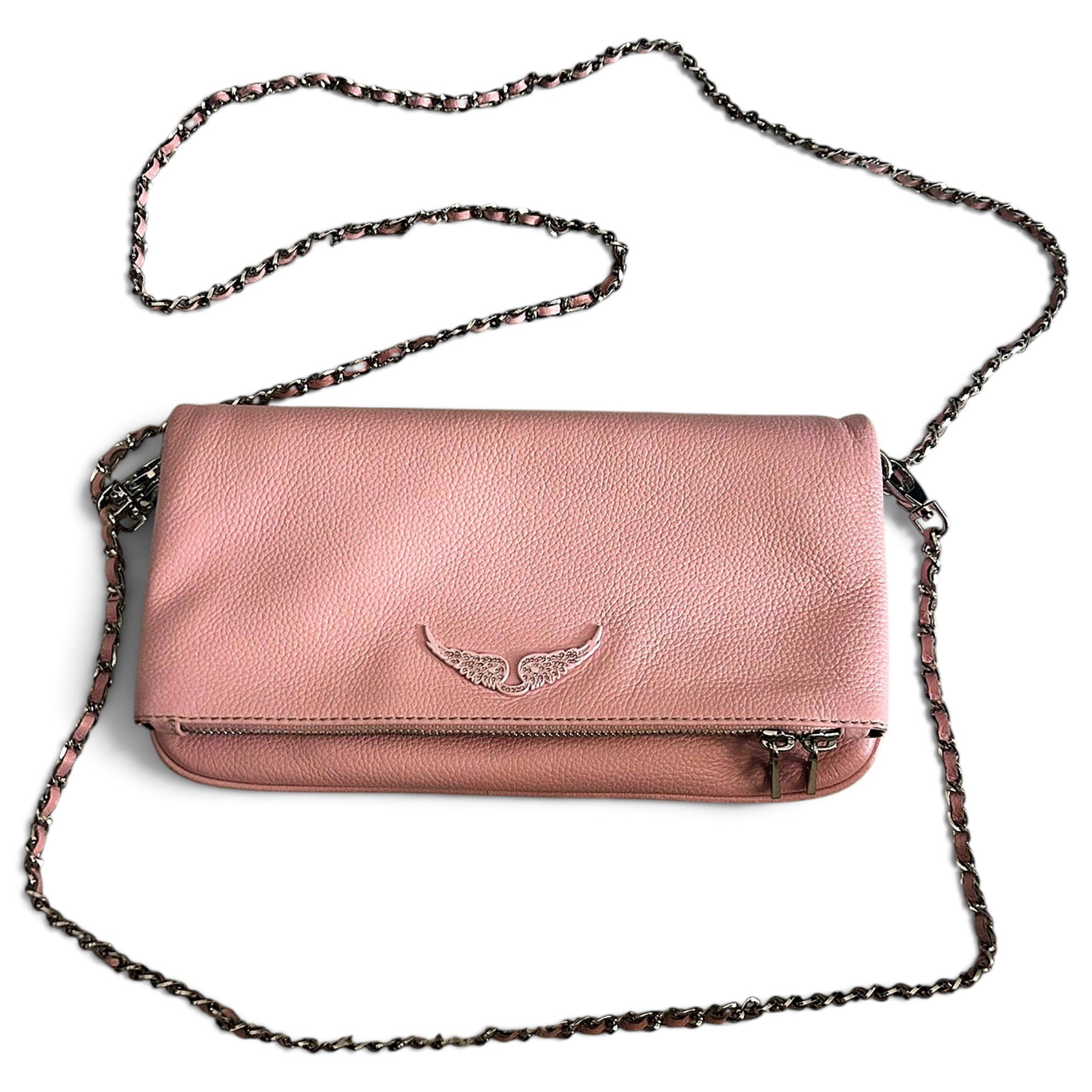 Rock leather crossbody bag