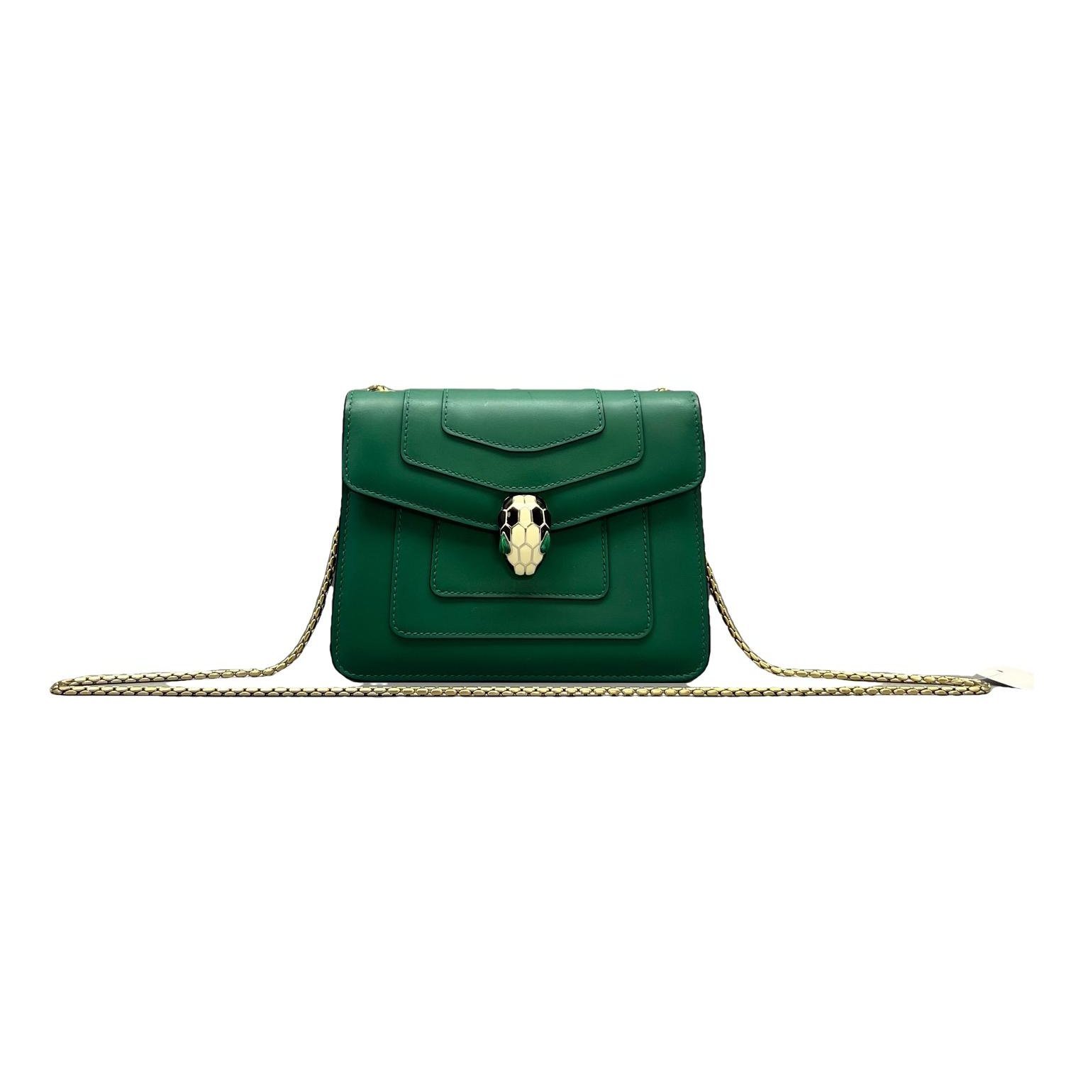 Serpenti leather crossbody bag