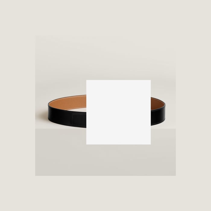 Quizz Ferme-Tout belt buckle & Reversible leather strap 38 mm