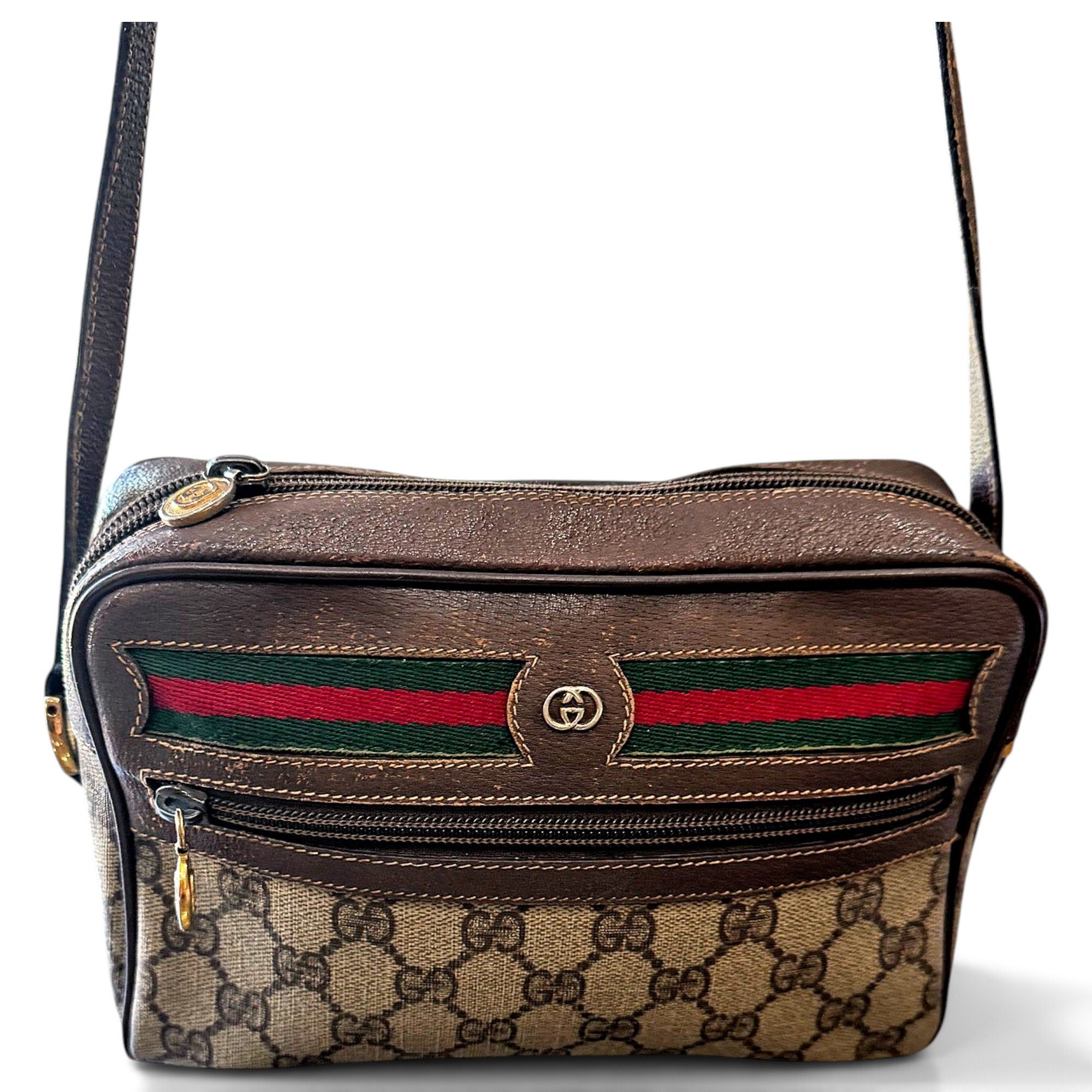 Ophidia leather handbag