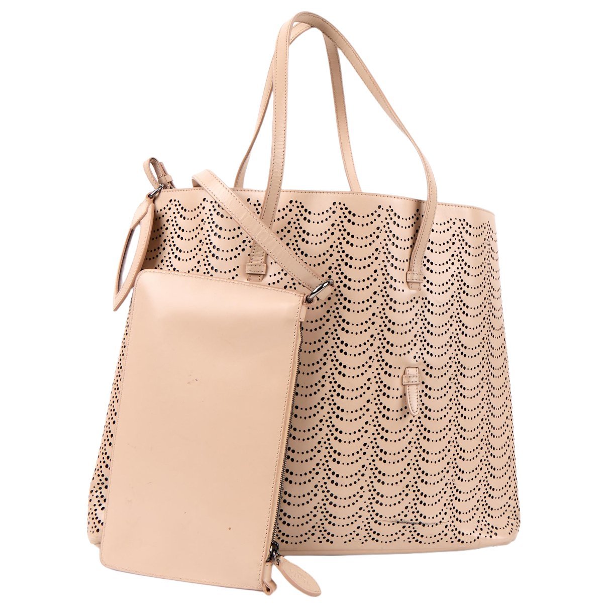 Leather tote