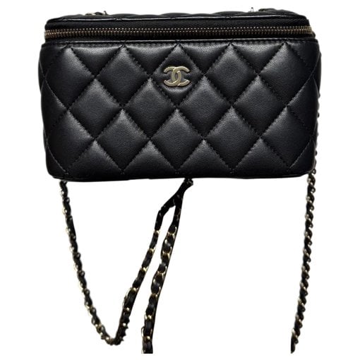 Trendy CC Vanity leather handbag