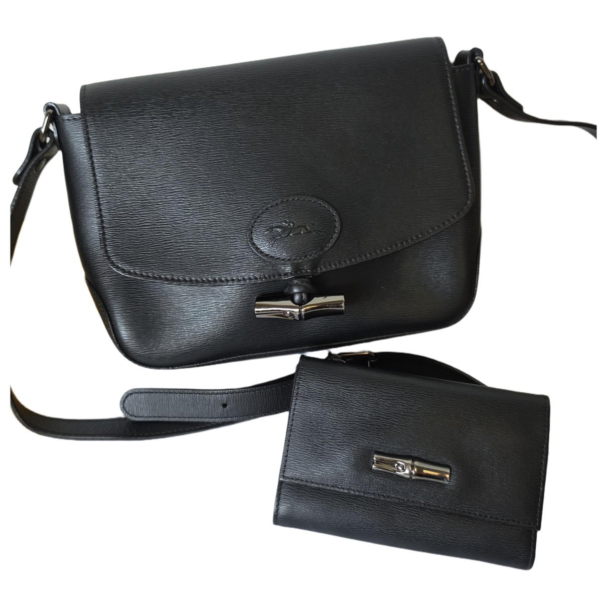 Roseau leather crossbody bag