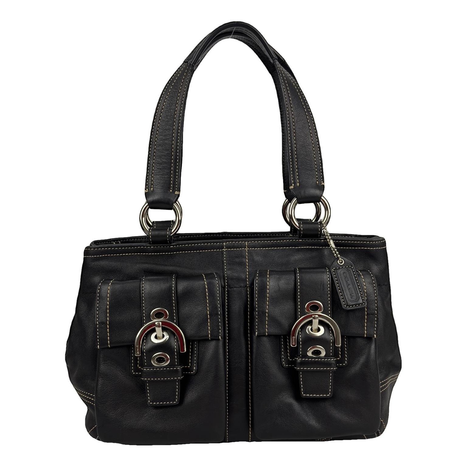 Signature Sufflette leather handbag