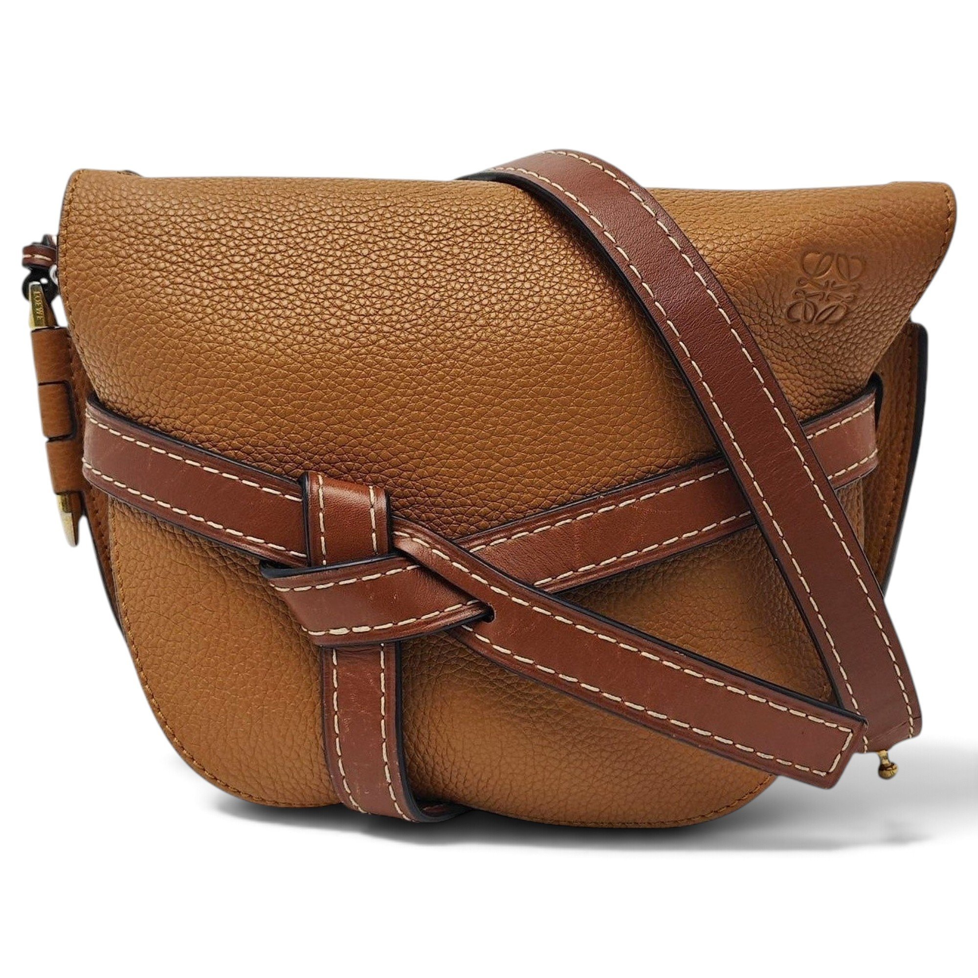 Gate leather handbag