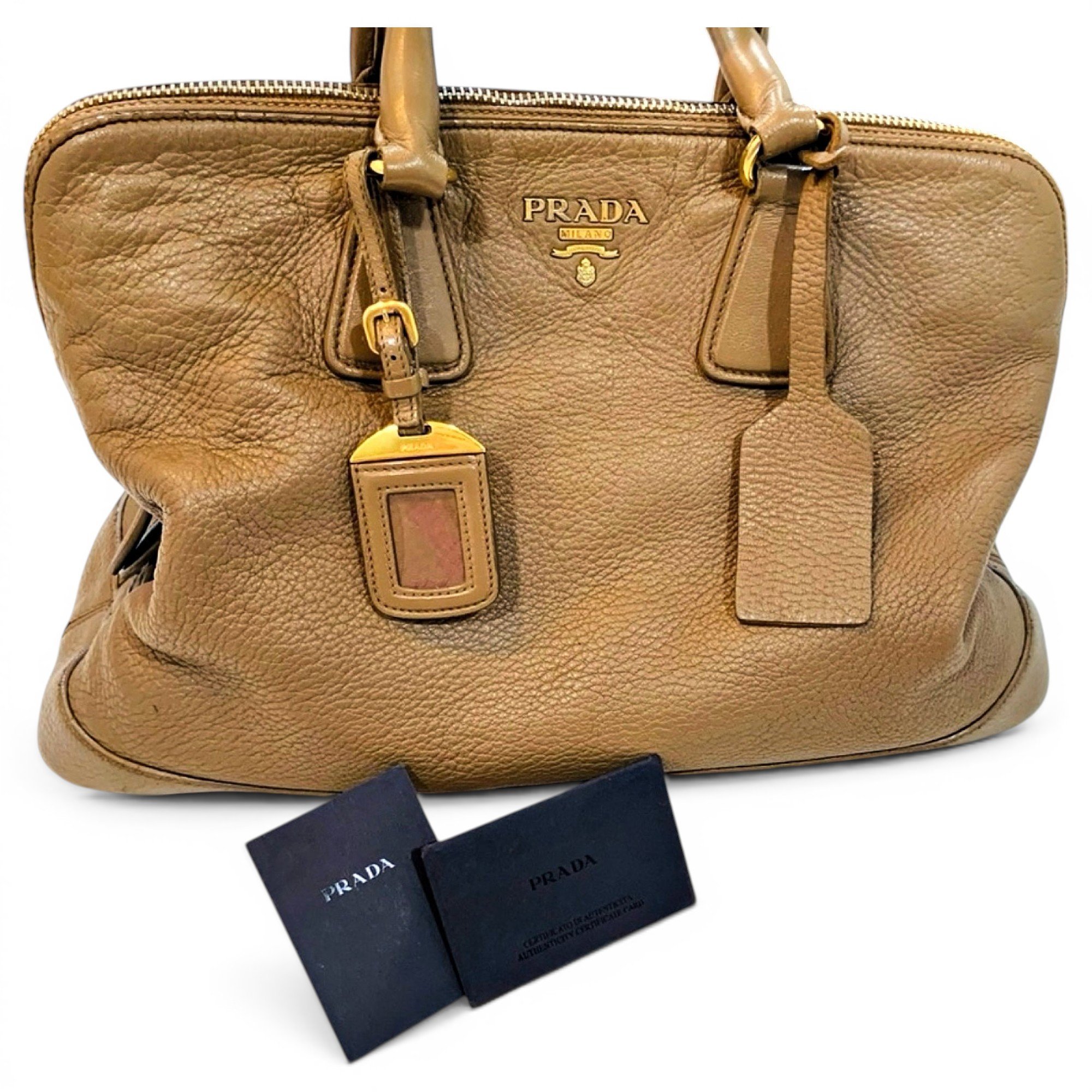 Leather handbag